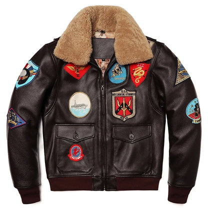 Military G1 Flight Jacket - Cowhide Leather M212