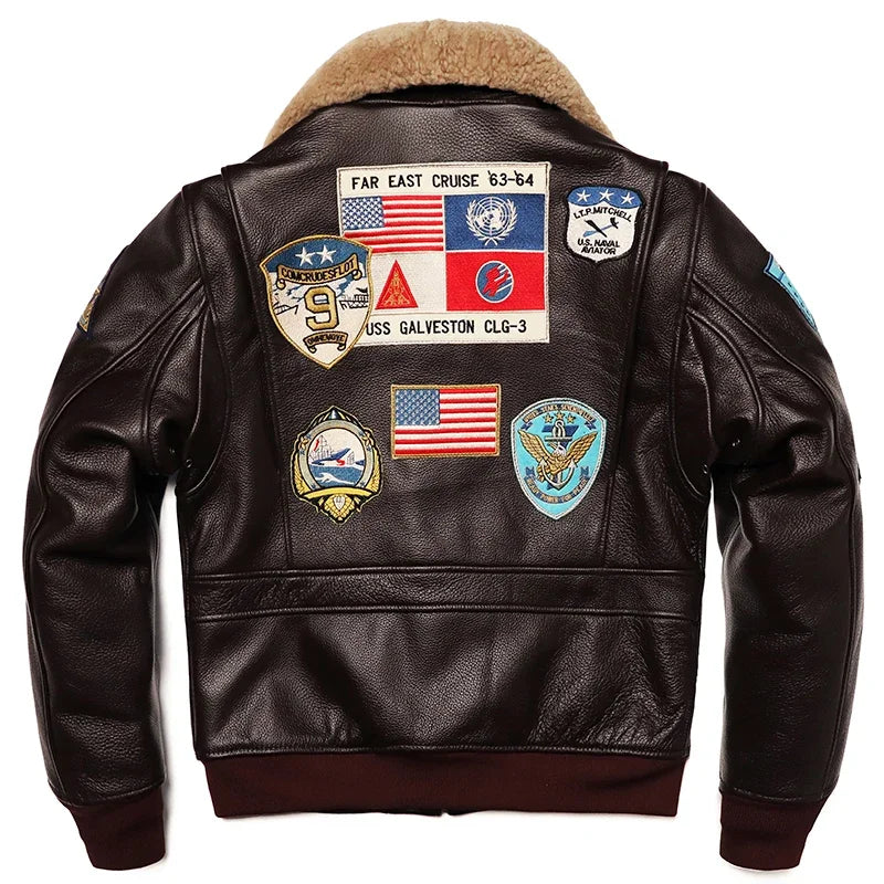 Military G1 Flight Jacket - Cowhide Leather M212