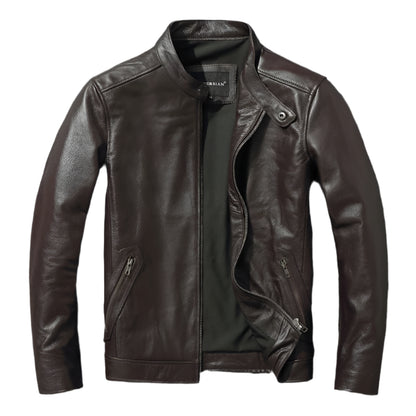Vintage Cowhide Bomber Jacket