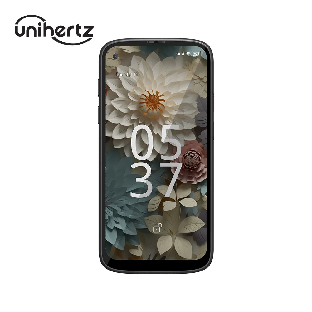 Unihertz Jelly Max, Small 5G Android 14 Black Smartphone with 66W Fast Charging Multiple Languages Support. - Mleem