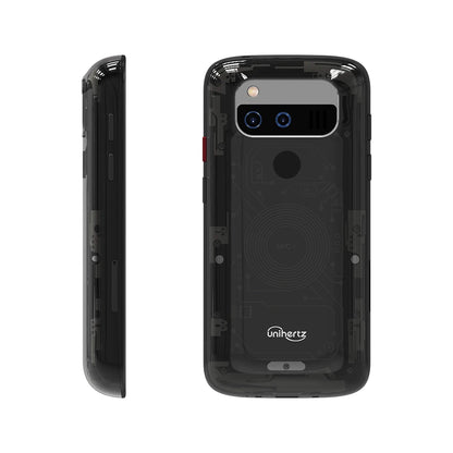 Unihertz Jelly Max, Small 5G Android 14 Black Smartphone with 66W Fast Charging Multiple Languages Support. - Mleem