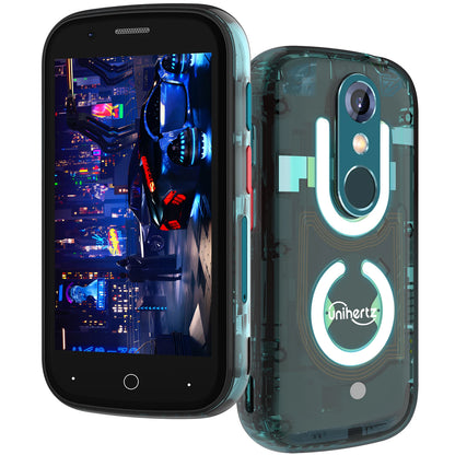Unihertz Jelly Star Mini Smartphone 8GB 256GB Led Light Unlocked Transparent Backshell Cellphones For Spare Phone - Mleem