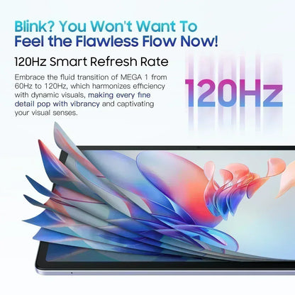 【World Premiere】Blackview MEGA 1 Tablet 11.5 inch 2.4K 120Hz Display 8GB 256GB 50MP+13MP Camera 8800mAh 33W Fast Charging Pad P - Mleem