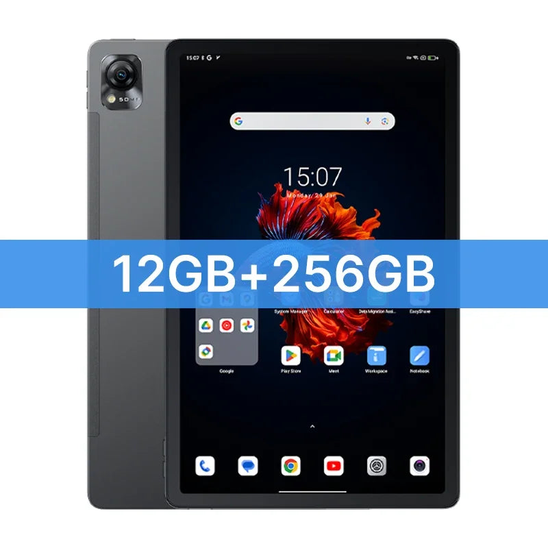 【World Premiere】Blackview MEGA 1 Tablet 11.5 inch 2.4K 120Hz Display 8GB 256GB 50MP+13MP Camera 8800mAh 33W Fast Charging Pad P - Mleem