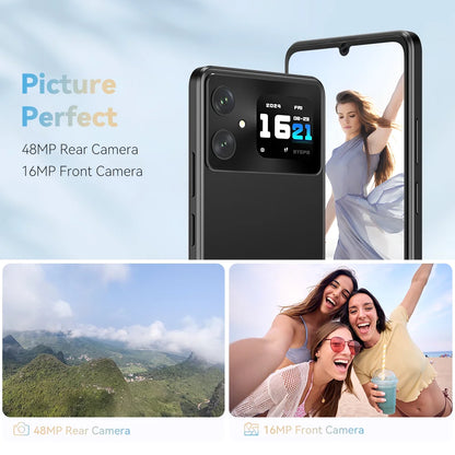 [World Premiere]Cubot A20 4G Smart Phone Android 14 12GB(4GB+8GB Extend)+128GB 90Hz 6.745" HD+Display Face ID 5100mAh Cellphone - Mleem