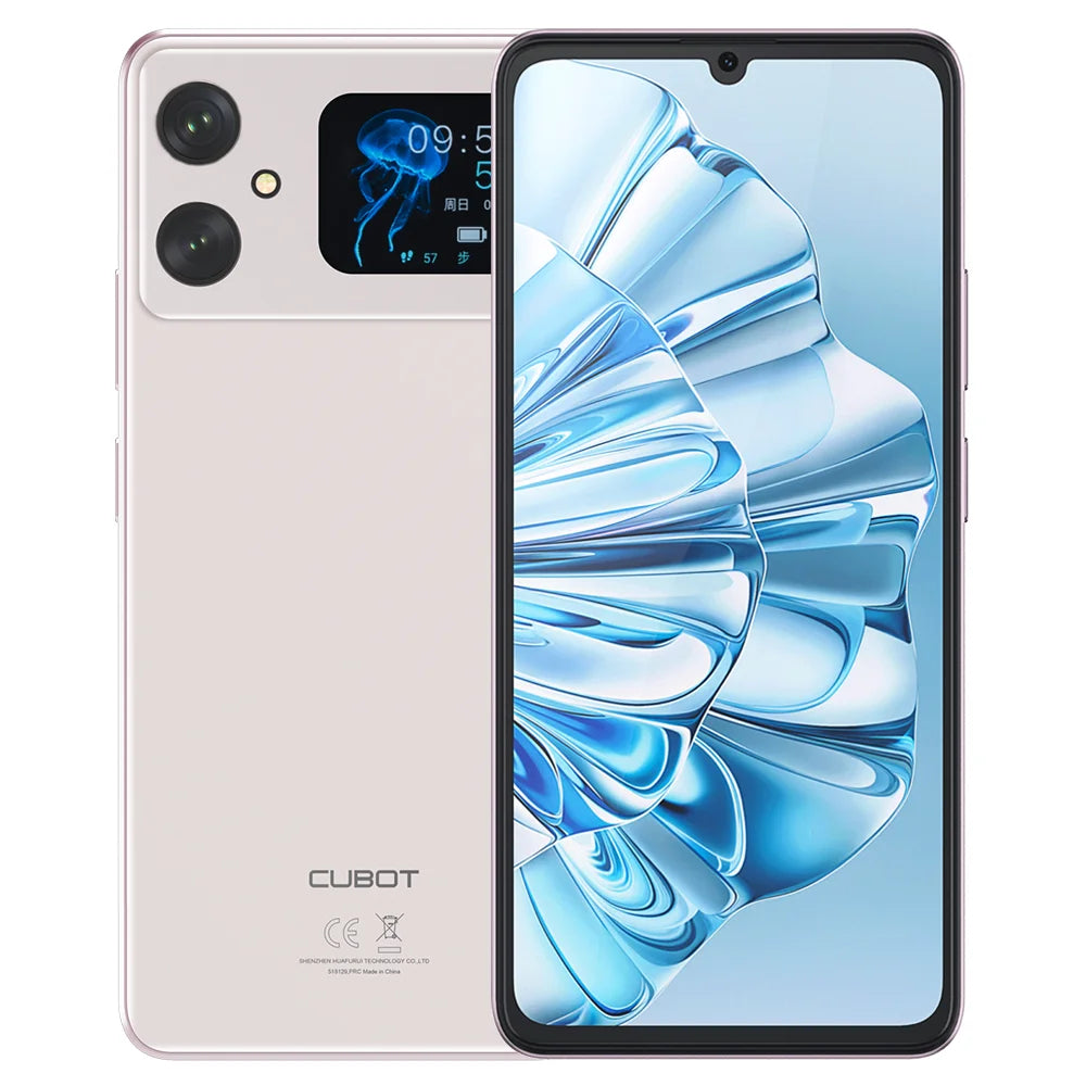 [World Premiere]Cubot A20 4G Smart Phone Android 14 12GB(4GB+8GB Extend)+128GB 90Hz 6.745" HD+Display Face ID 5100mAh Cellphone - Mleem