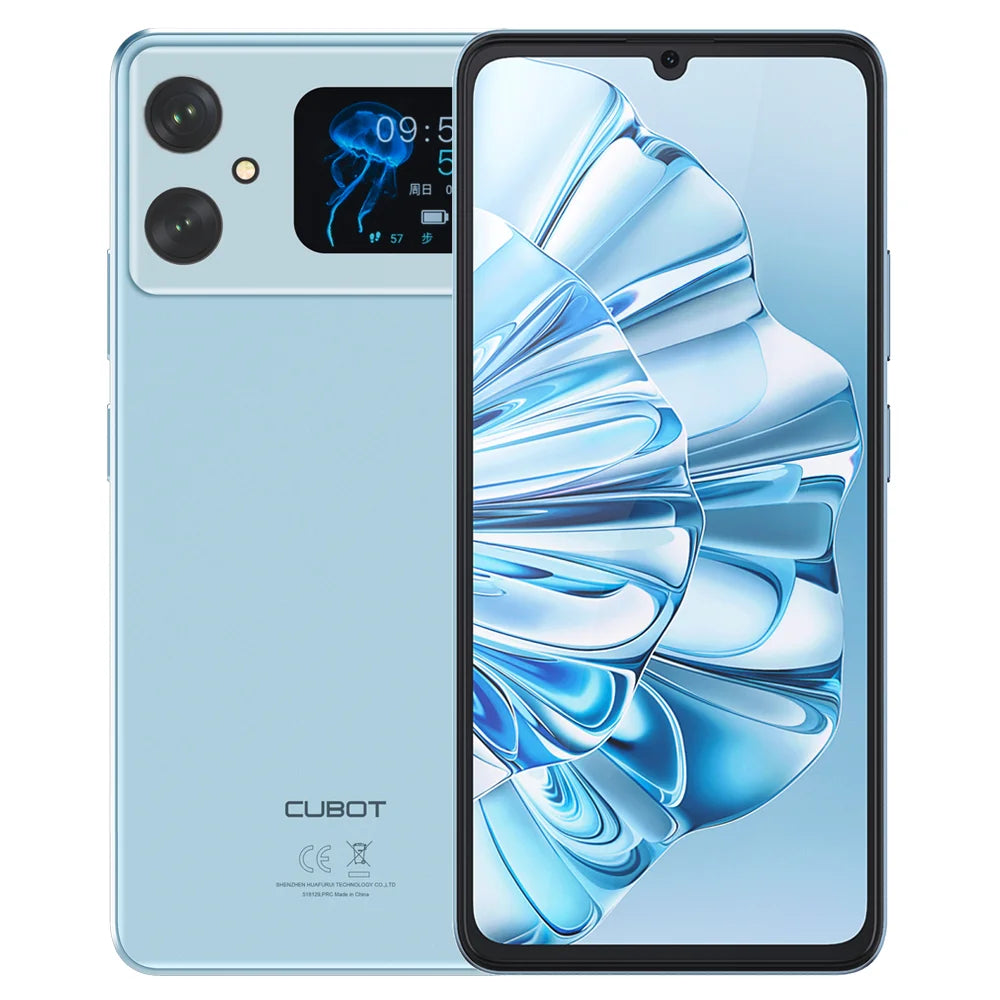 [World Premiere]Cubot A20 4G Smart Phone Android 14 12GB(4GB+8GB Extend)+128GB 90Hz 6.745" HD+Display Face ID 5100mAh Cellphone - Mleem