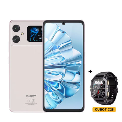 [World Premiere]Cubot A20 4G Smart Phone Android 14 12GB(4GB+8GB Extend)+128GB 90Hz 6.745" HD+Display Face ID 5100mAh Cellphone - Mleem