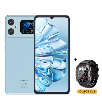 [World Premiere]Cubot A20 4G Smart Phone Android 14 12GB(4GB+8GB Extend)+128GB 90Hz 6.745" HD+Display Face ID 5100mAh Cellphone - Mleem